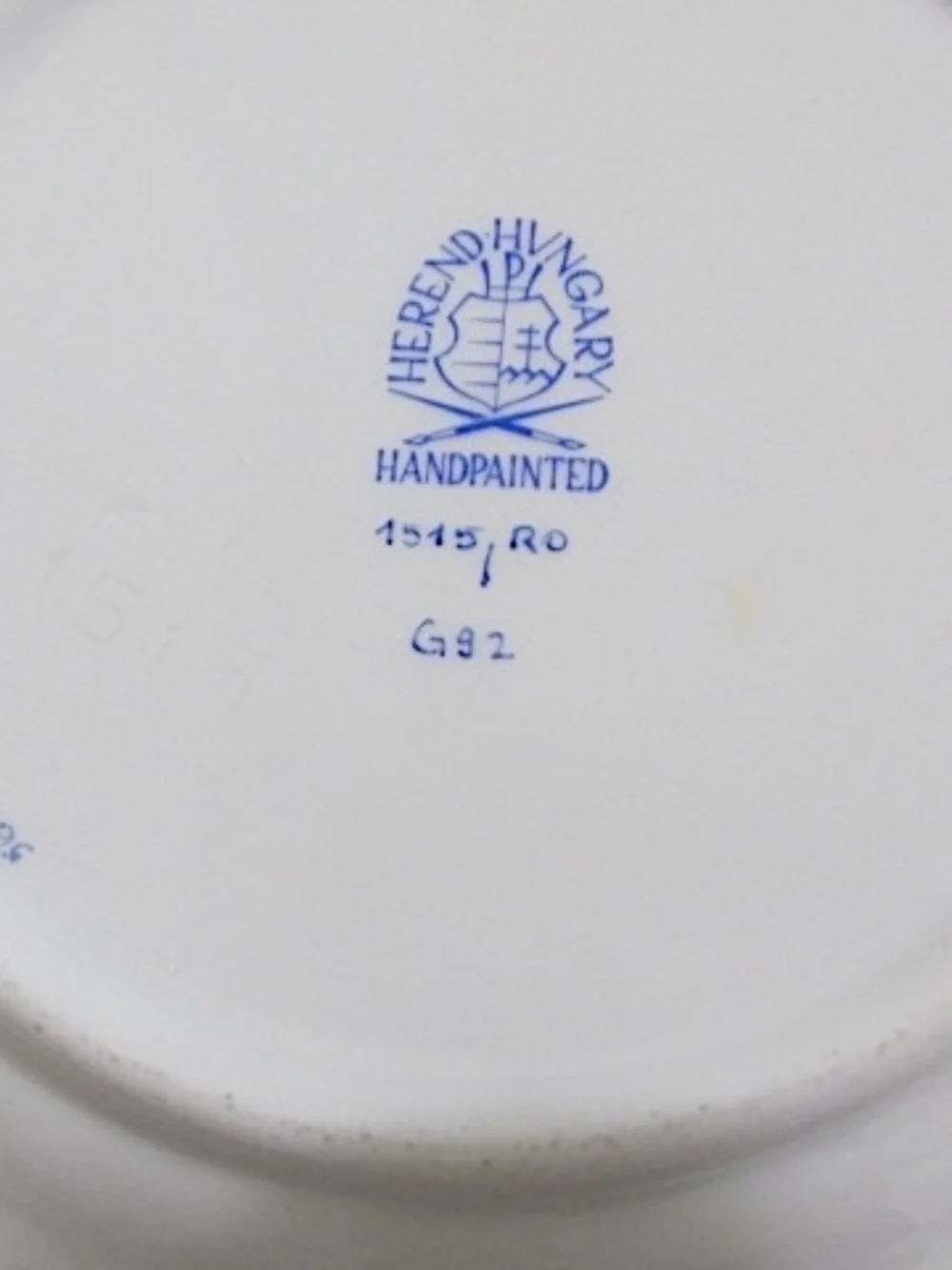 VTG Herend Porcelain Bread&Butter Plate, Rothchild Motif 7 - Picture 10 of 10